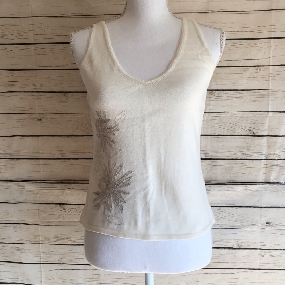 J. Jill Linen And Cotton Blend Top
